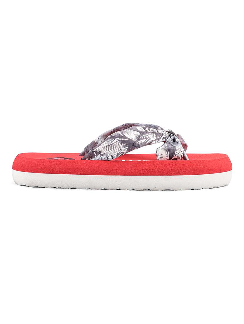 multi colored fabric slippers flip flops - 22425752 -  Standard Image - 2