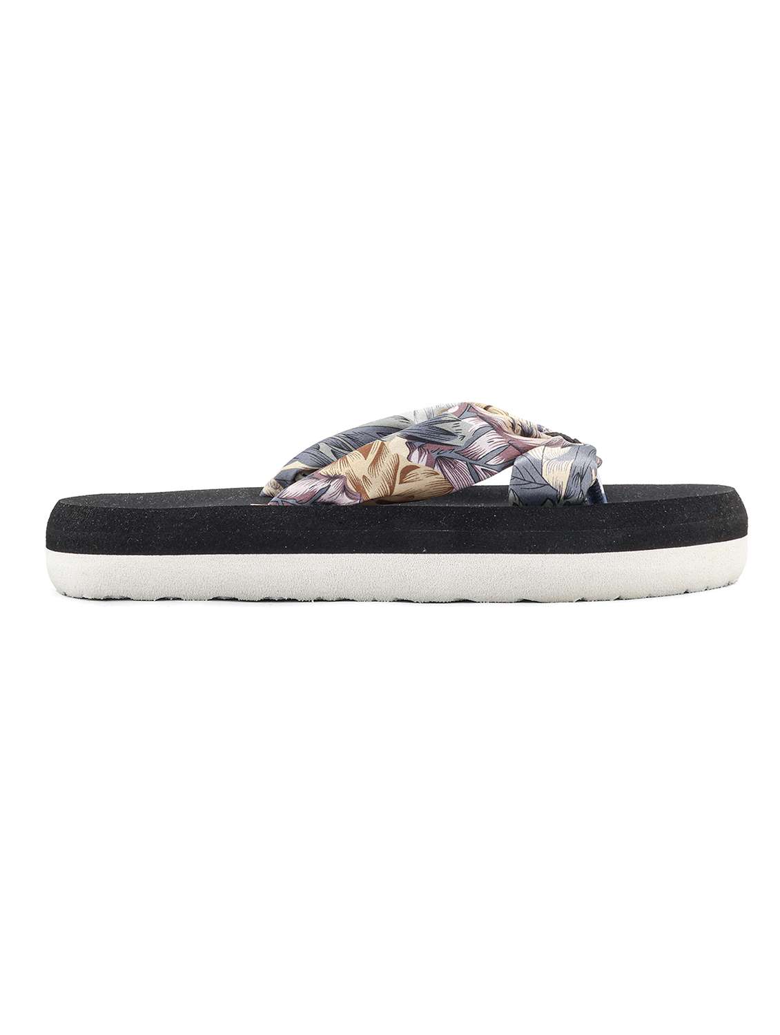 black fabric slippers flip flops - 22425754 -  Standard Image - 2