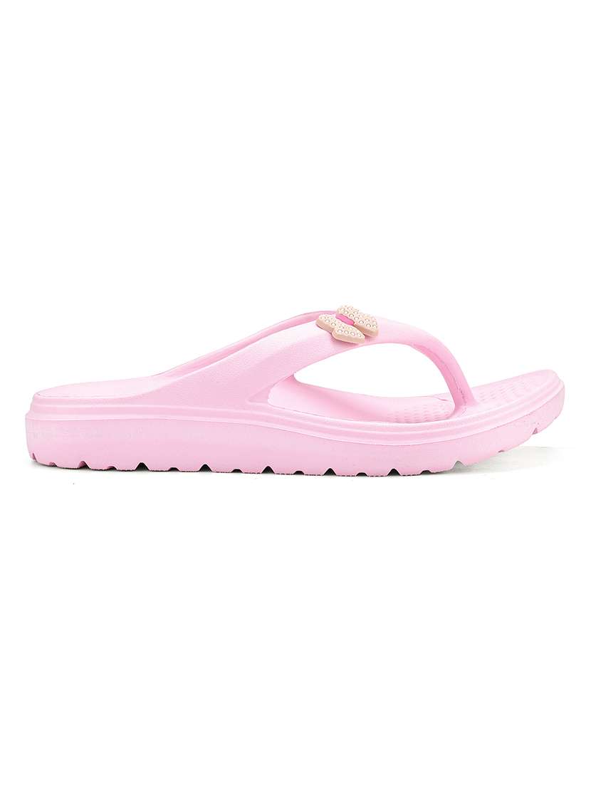 women solid open toe flip flop - 22425761 -  Standard Image - 2