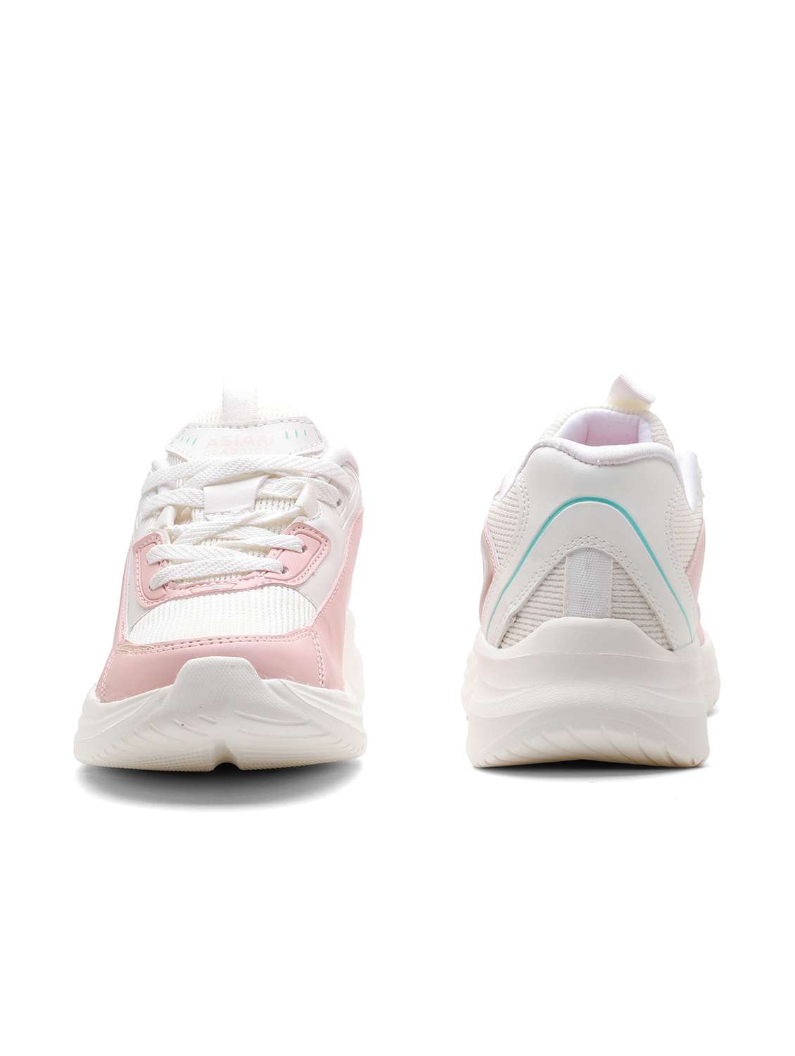 multi colored mesh laceup sports shoes - 22425809 -  Standard Image - 2