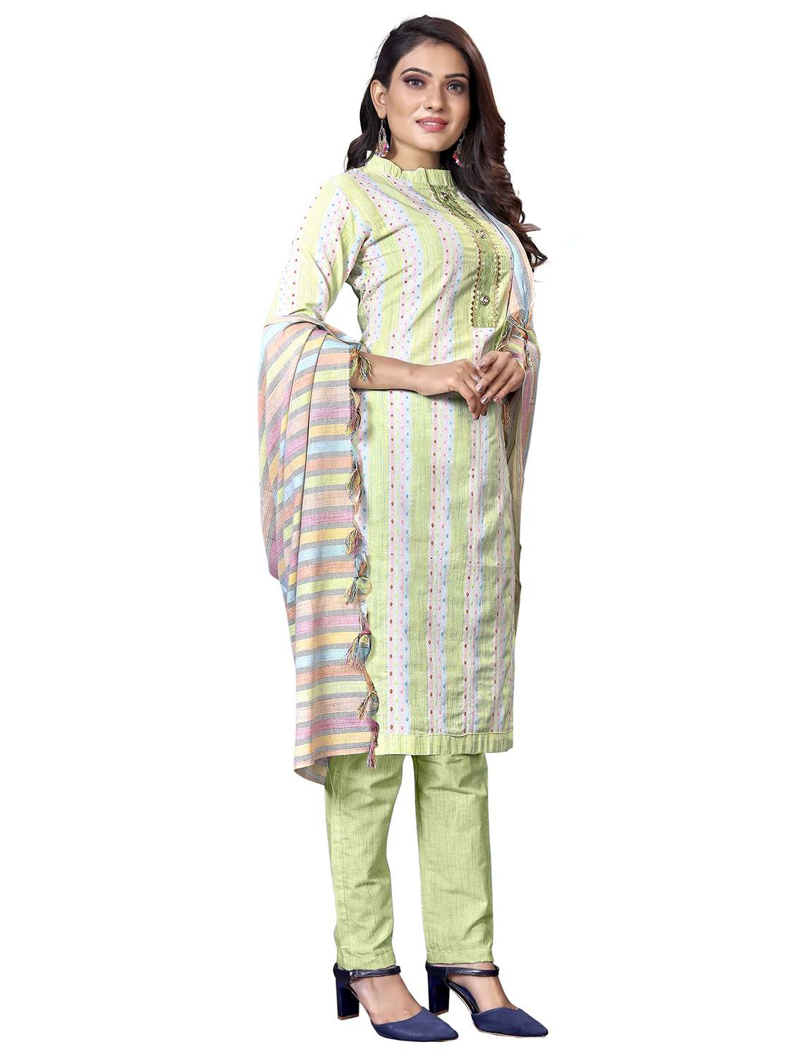 women self design unstitched suit set - 22429469 -  Standard Image - 2