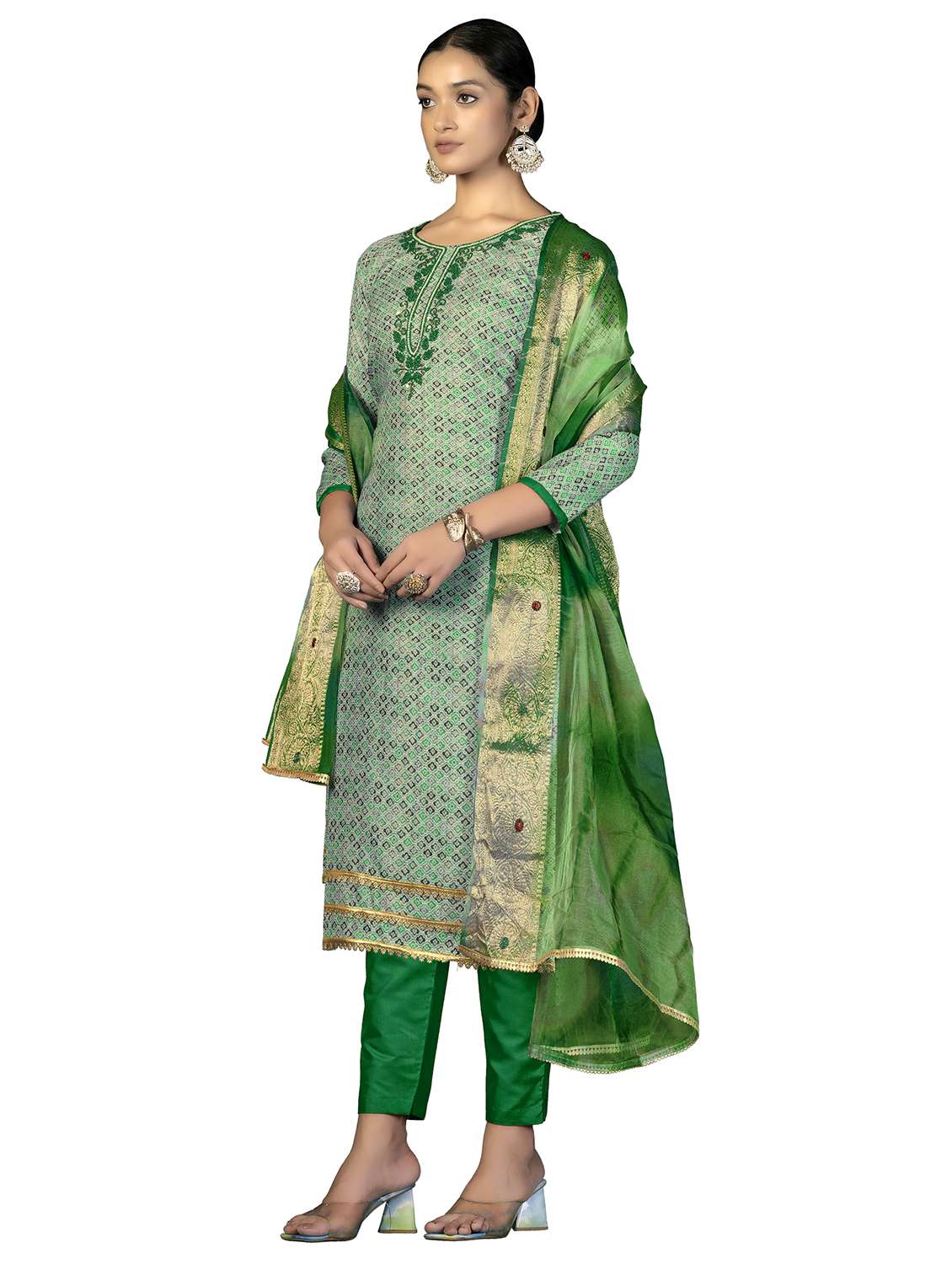 women self design unstitched suit set - 22429608 -  Standard Image - 2
