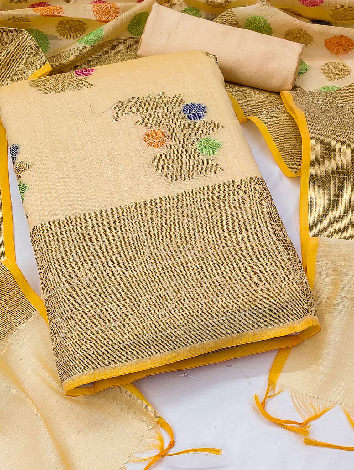 women self design unstitched suit set - 22429610 -  Standard Image - 2