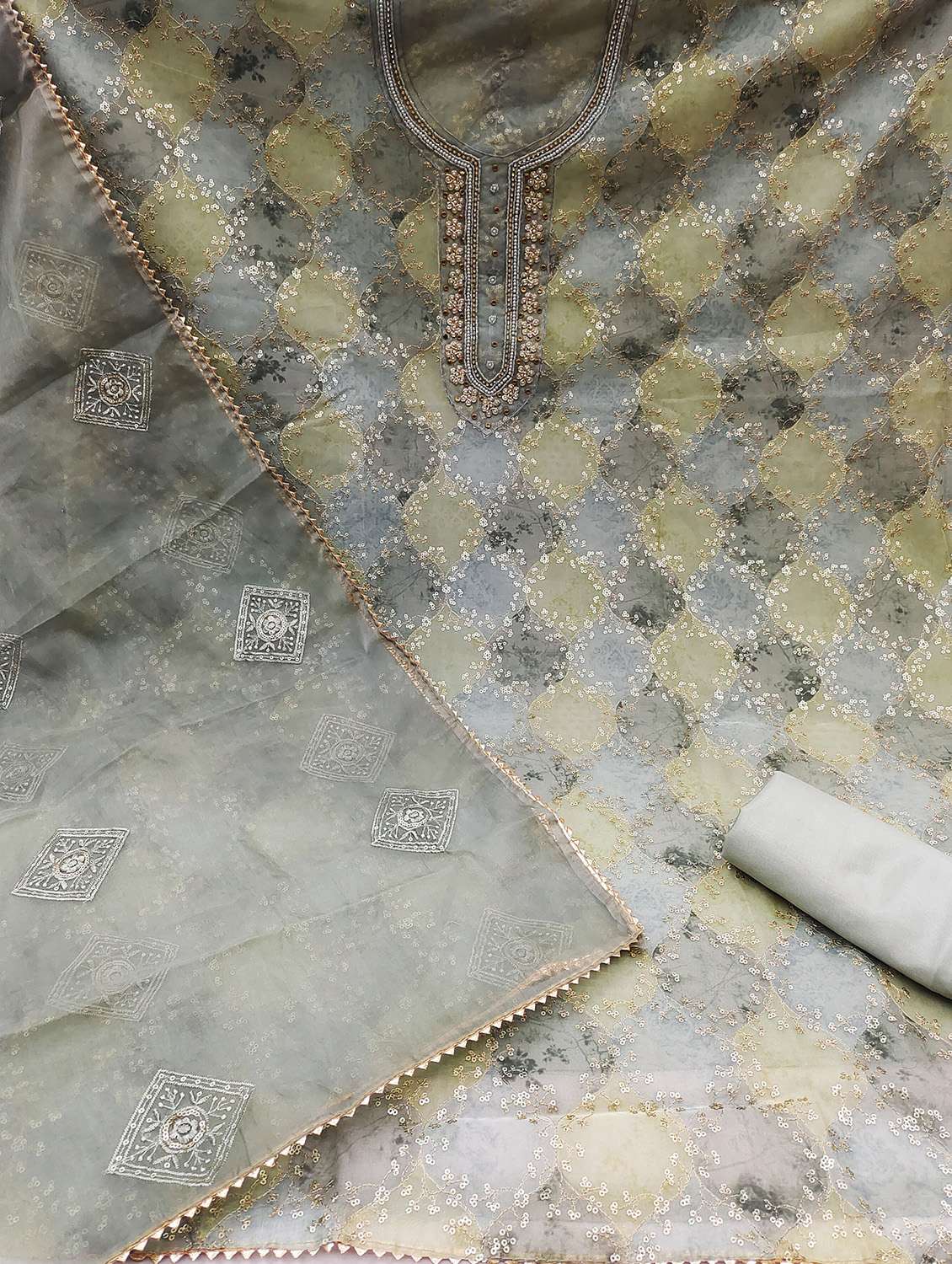 women printed unstitched suit set - 22429939 -  Standard Image - 2