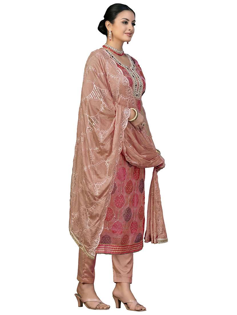 Women Printed Unstitched Suit Set - 22429960 -  Standard Image - 2