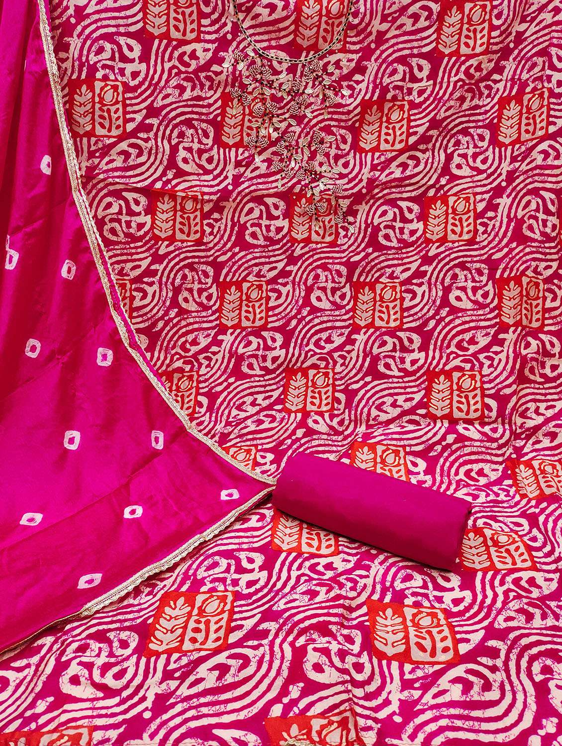 women printed unstitched suit set - 22430224 -  Standard Image - 2