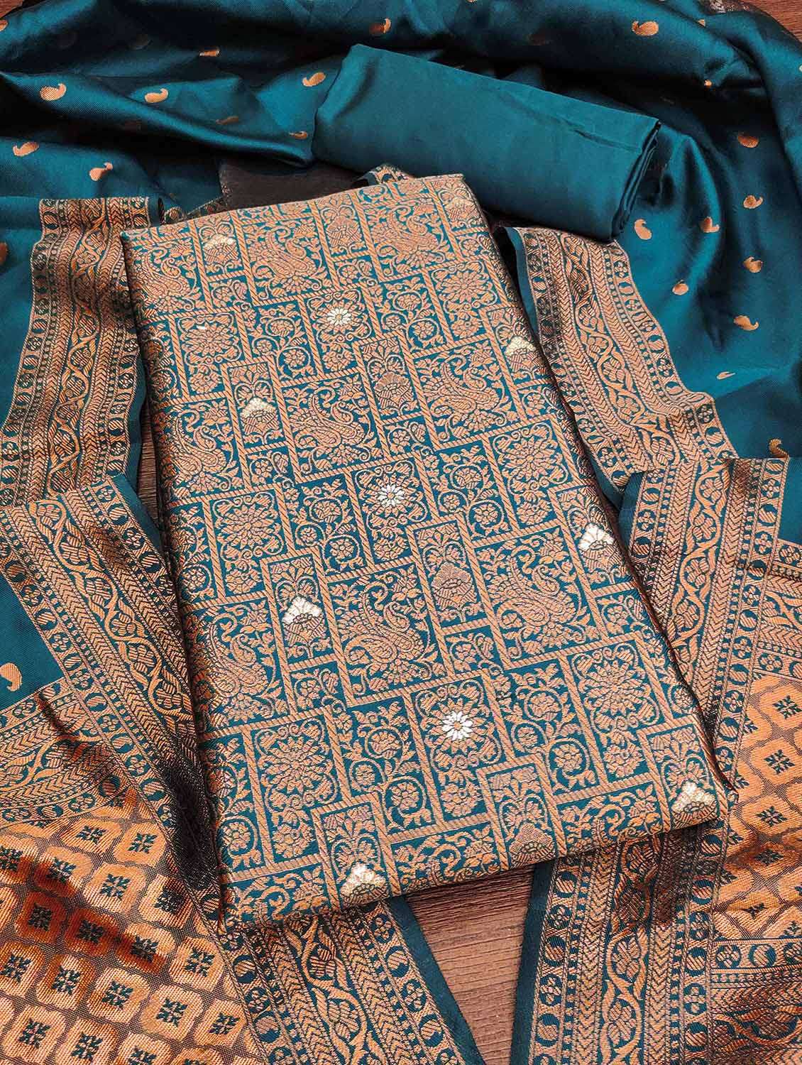 women self design unstitched suit set - 22430274 -  Standard Image - 2