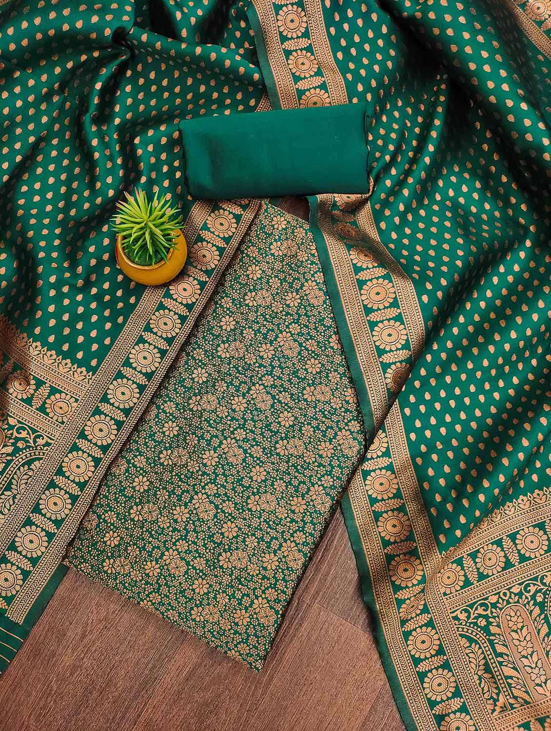 Women Self Design Unstitched Suit Set - 22430276 -  Standard Image - 2