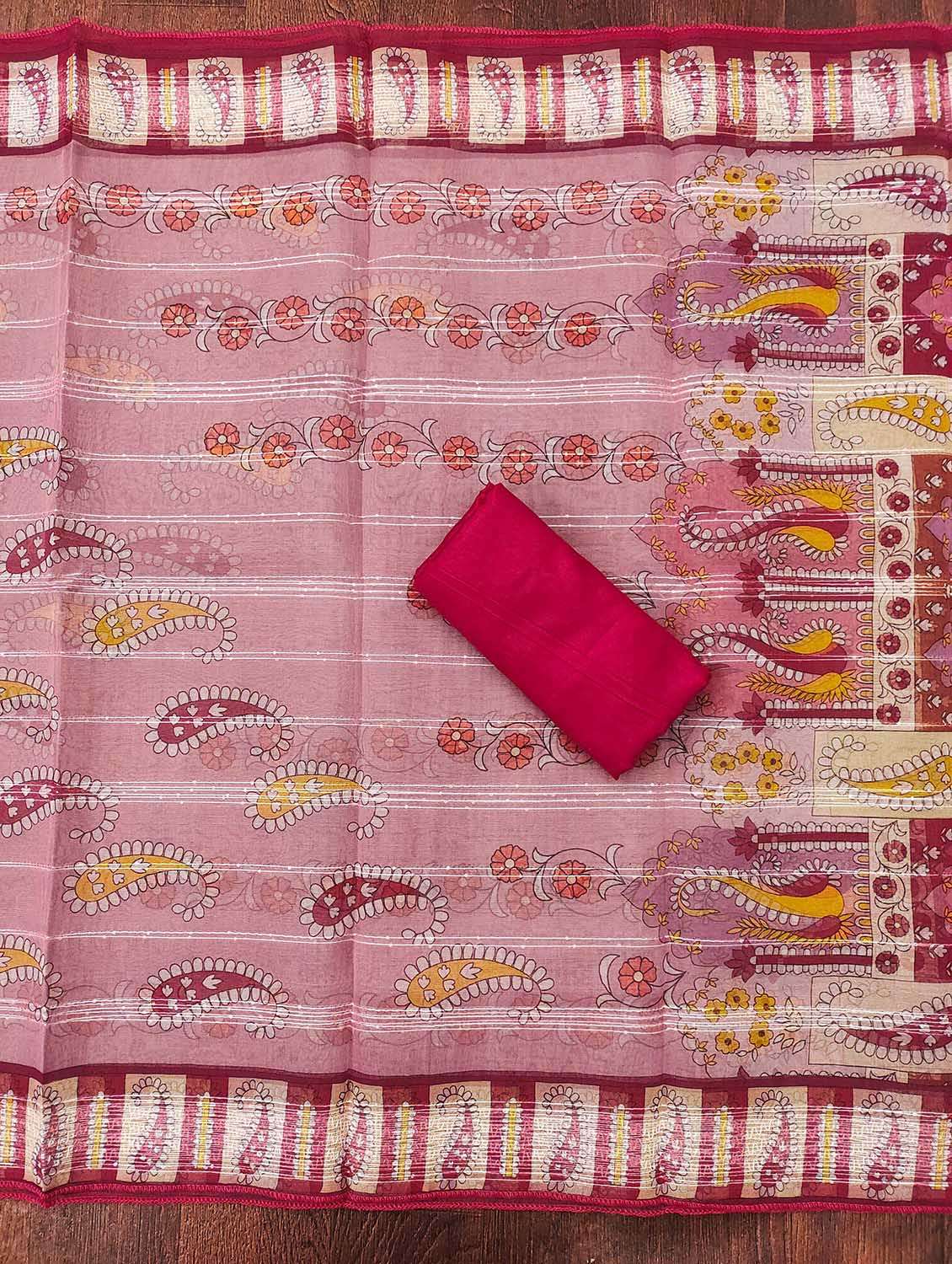 women printed unstitched suit set - 22430315 -  Standard Image - 2