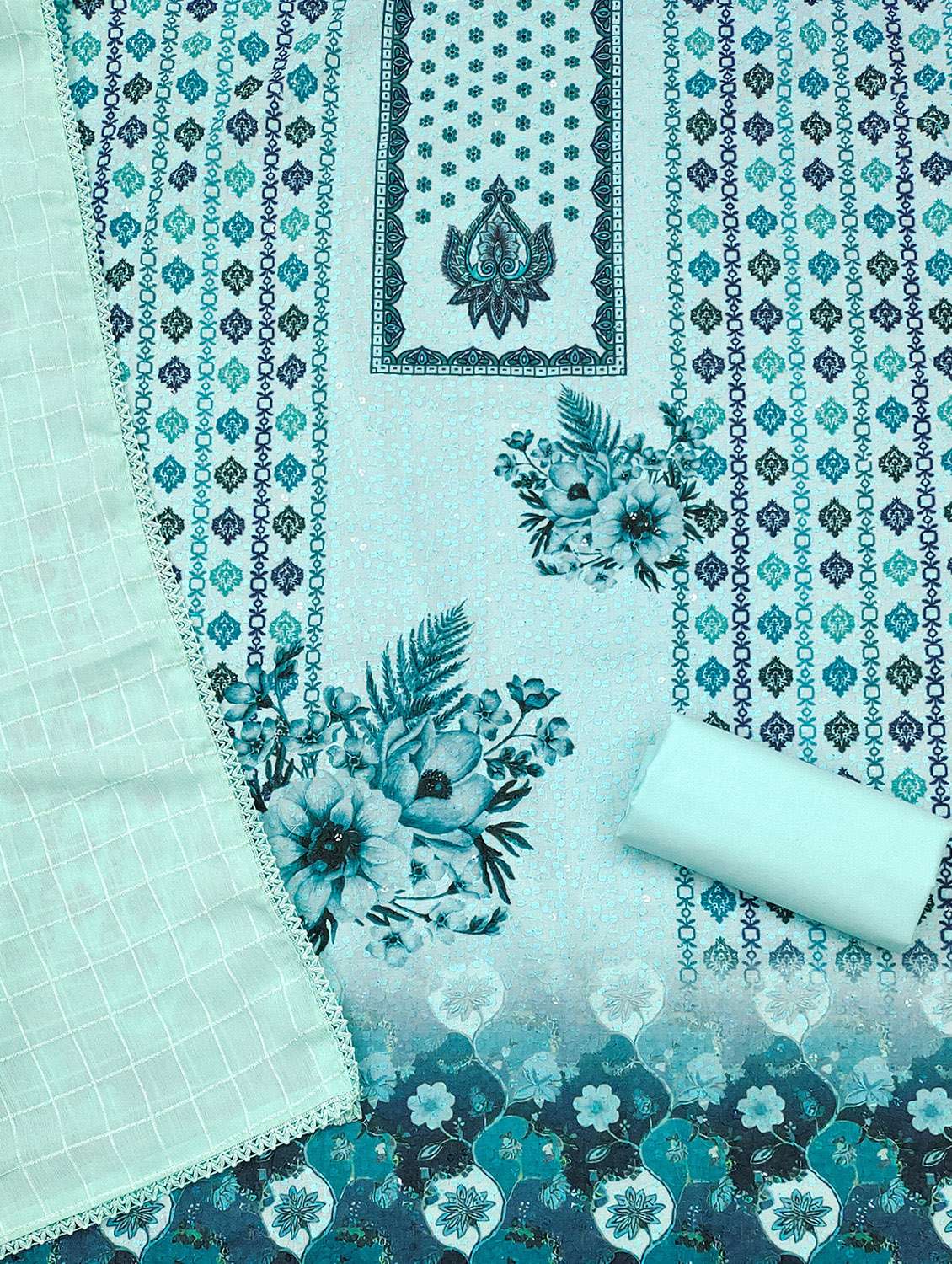 women printed unstitched suit set - 22430427 -  Standard Image - 2