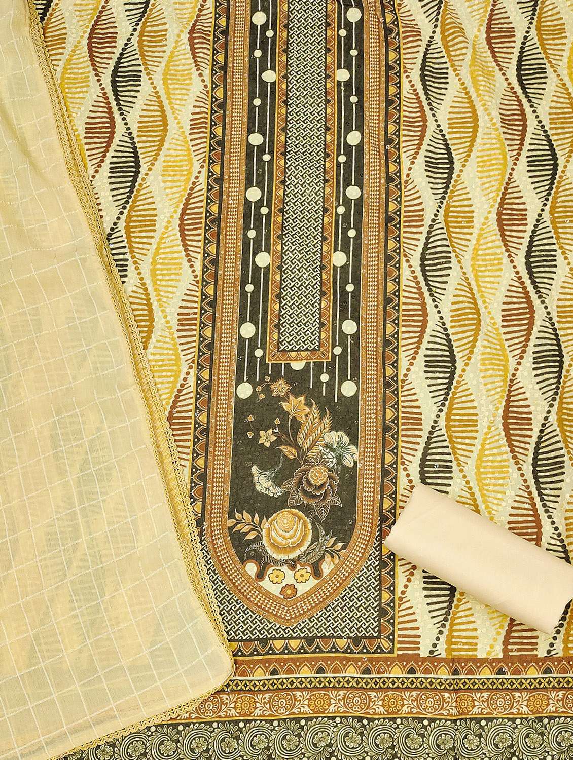 women printed unstitched suit set - 22430432 -  Standard Image - 2