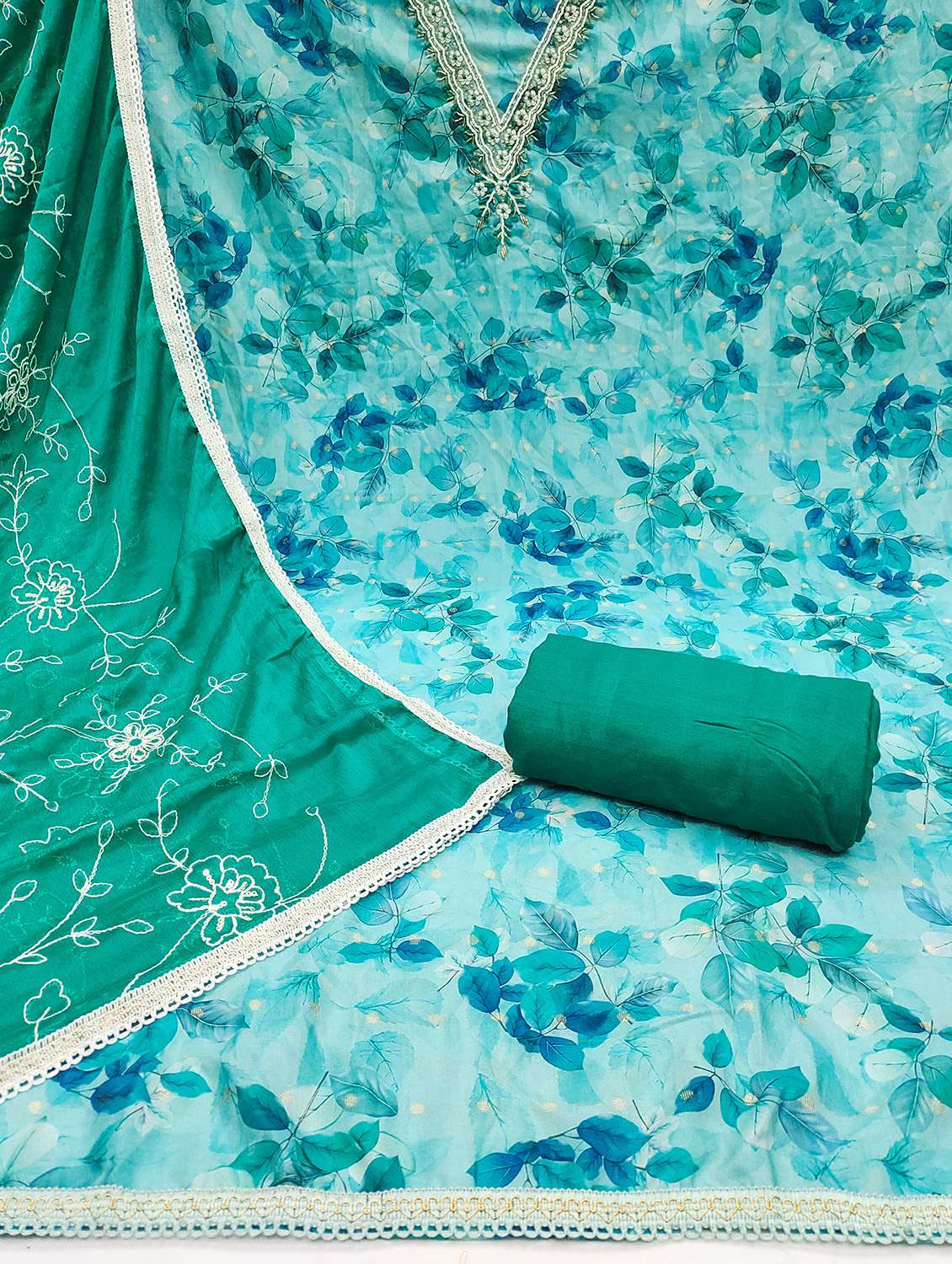 women printed unstitched suit set - 22431138 -  Standard Image - 2