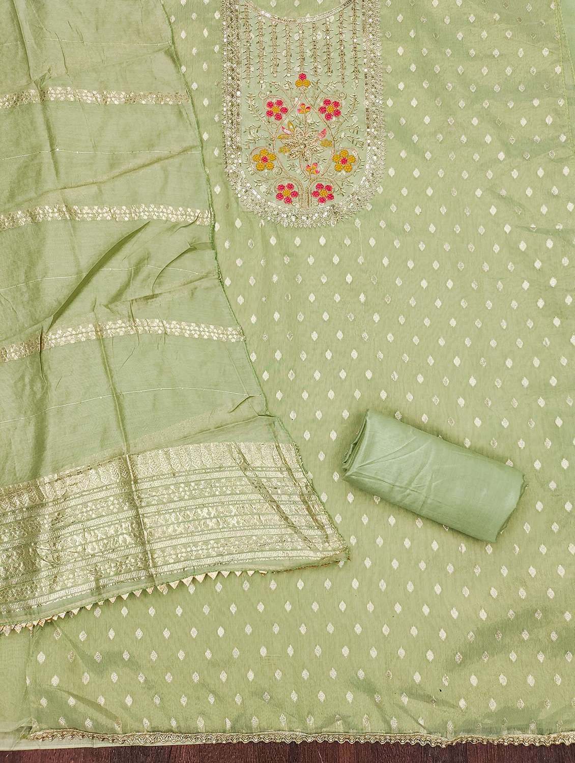 women self design unstitched suit set - 22431222 -  Standard Image - 2