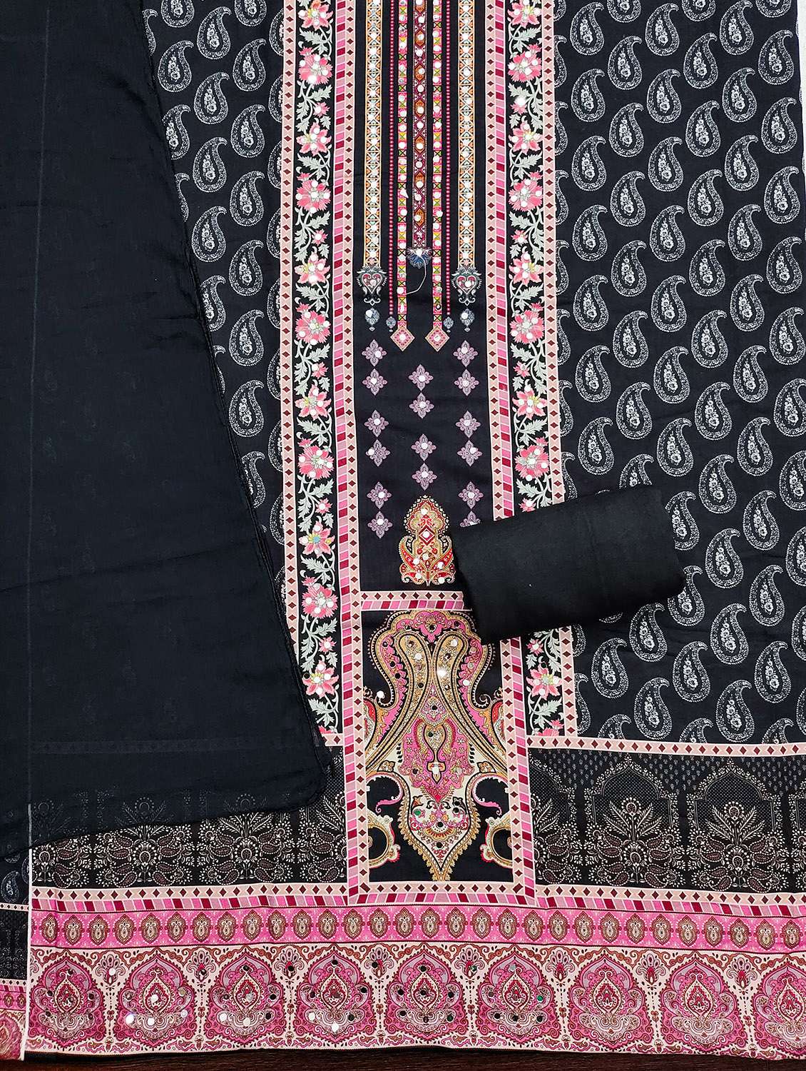 women printed unstitched suit set - 22431331 -  Standard Image - 2