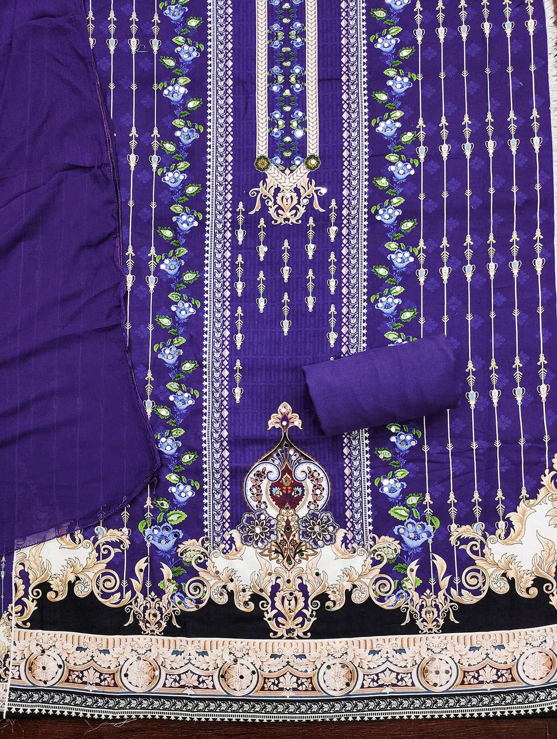 women printed unstitched suit set - 22431333 -  Standard Image - 2