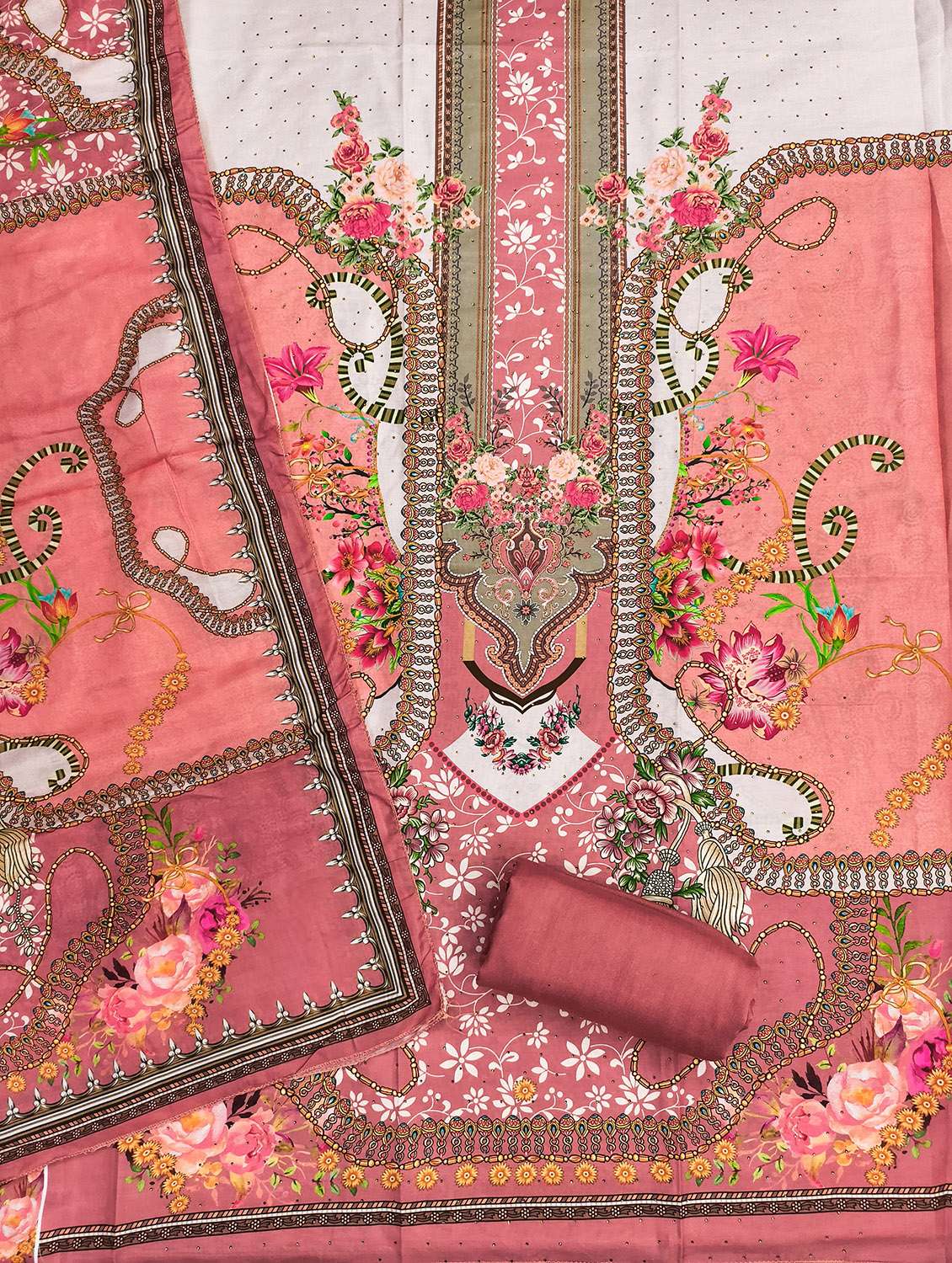 women printed unstitched suit set - 22431352 -  Standard Image - 2
