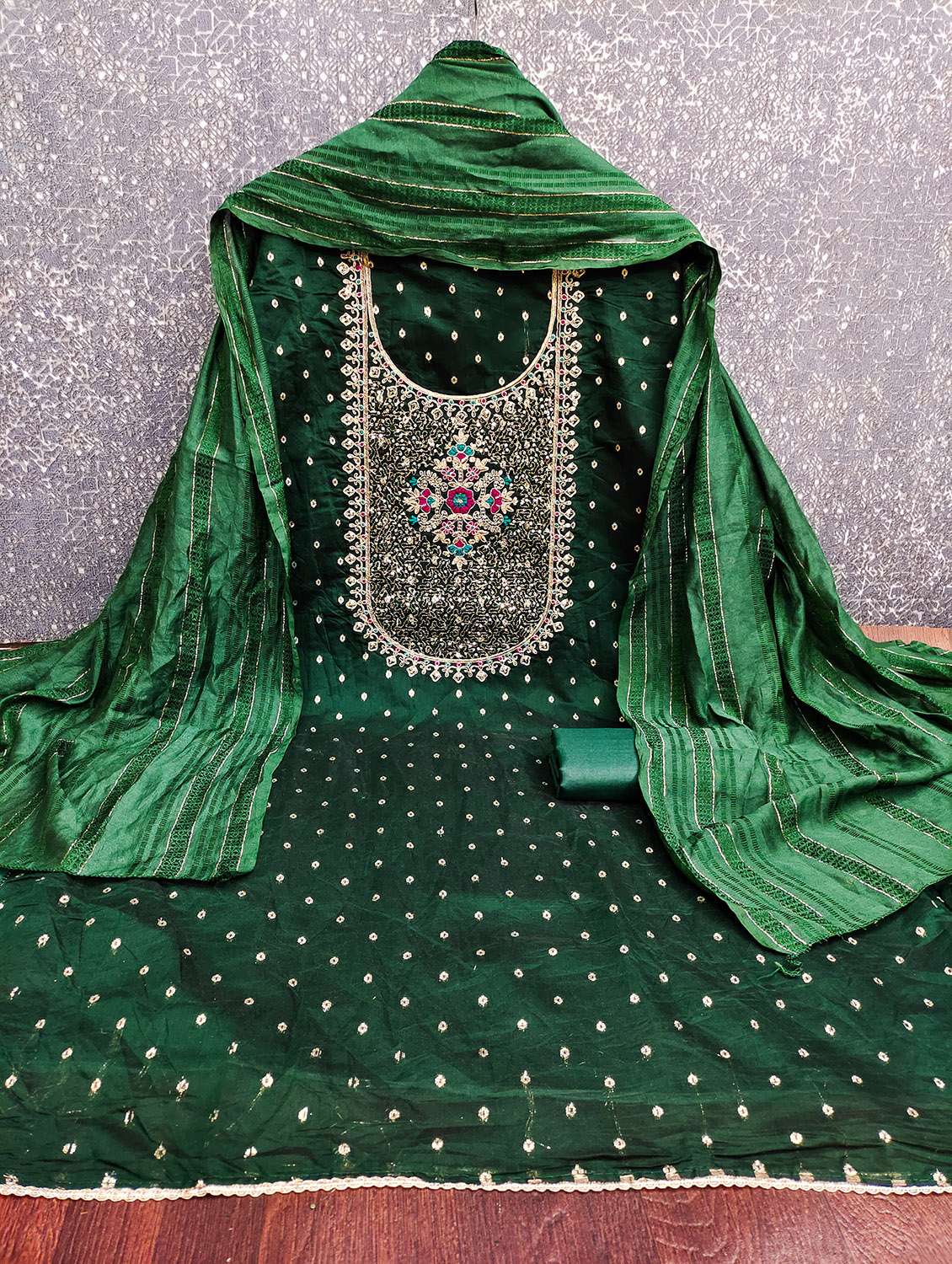 women self design unstitched suit set - 22431370 -  Standard Image - 2