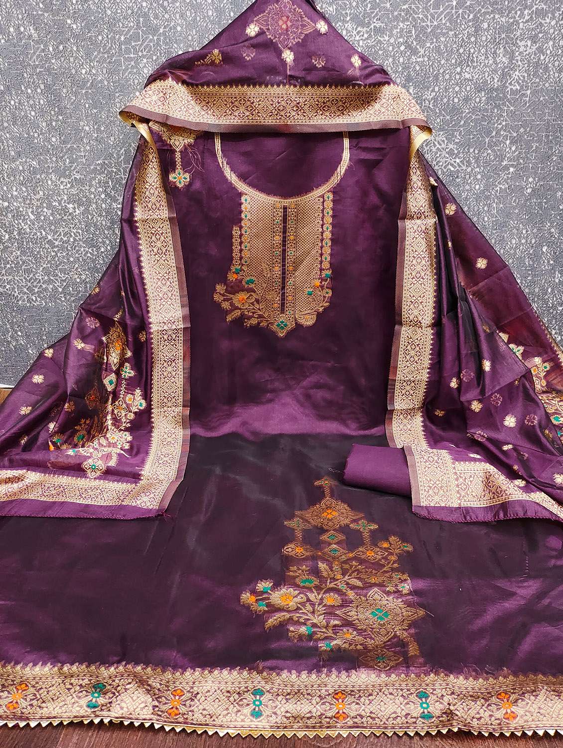 women self design unstitched suit set - 22431376 -  Standard Image - 2