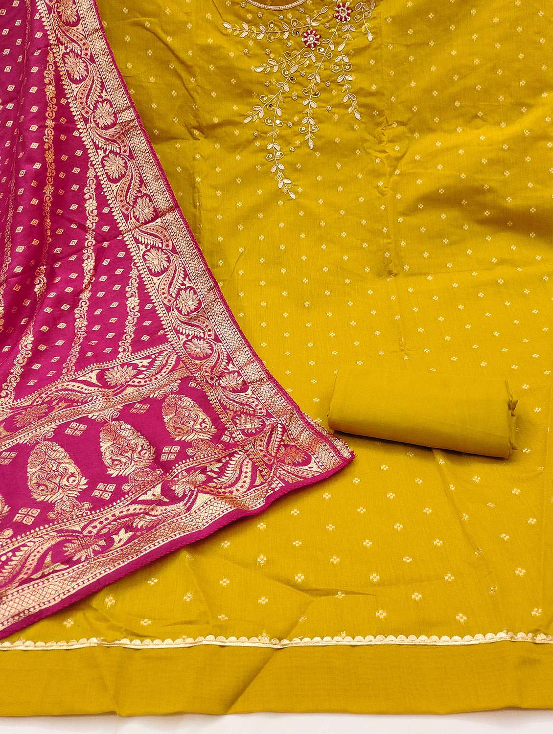 women self design unstitched suit set - 22431390 -  Standard Image - 2