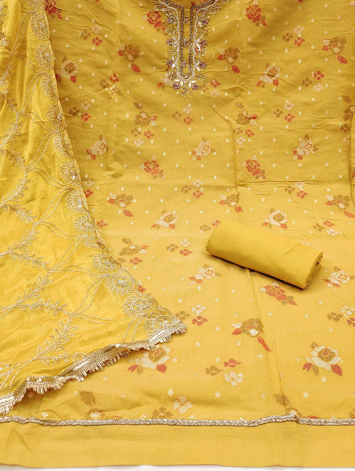 women self design unstitched suit set - 22431490 -  Standard Image - 2