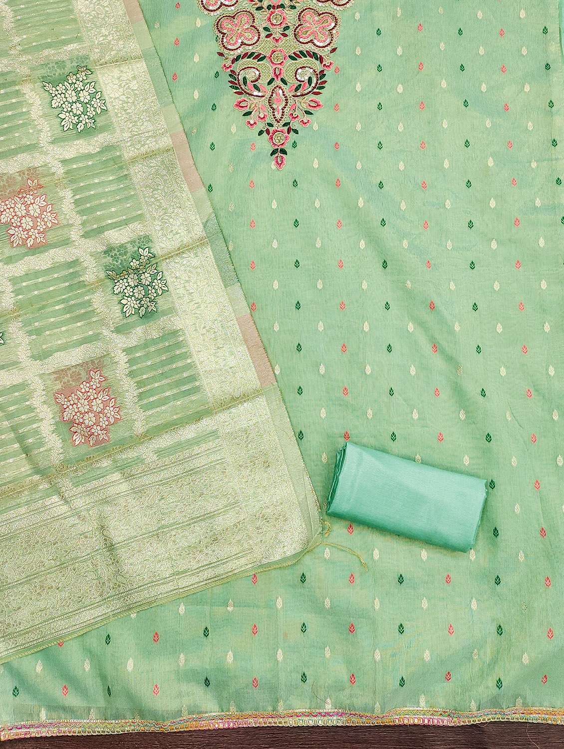 women self design unstitched suit set - 22431533 -  Standard Image - 2