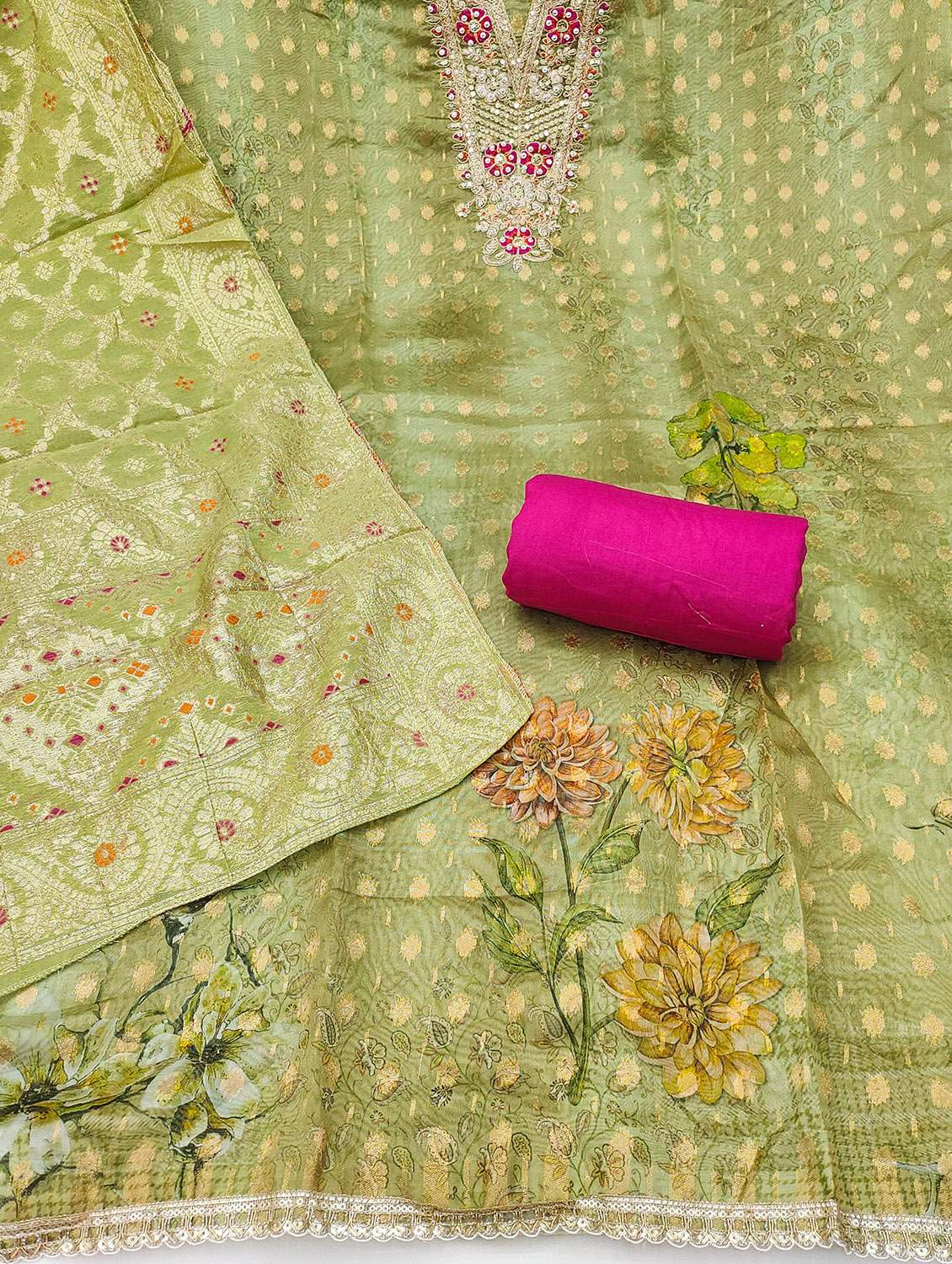 women self design unstitched suit set - 22431708 -  Standard Image - 2