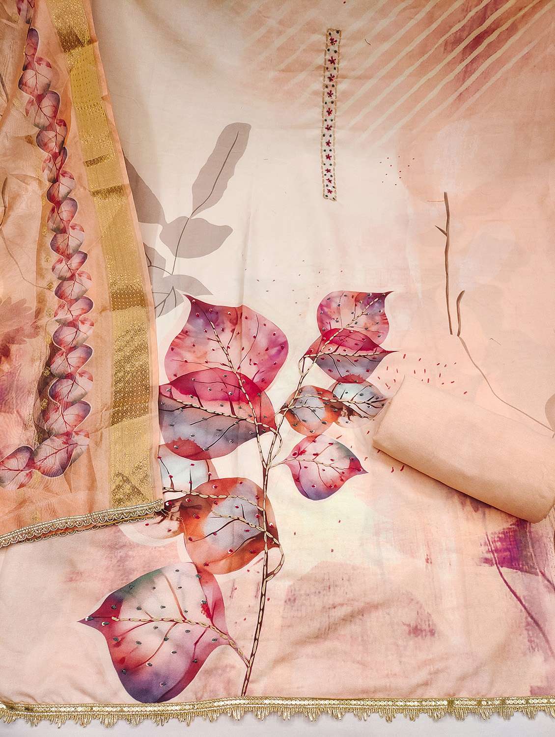 women printed unstitched suit set - 22431772 -  Standard Image - 2