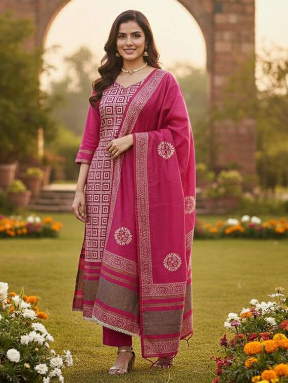 women printed unstitched suit set - 22431862 -  Standard Image - 2