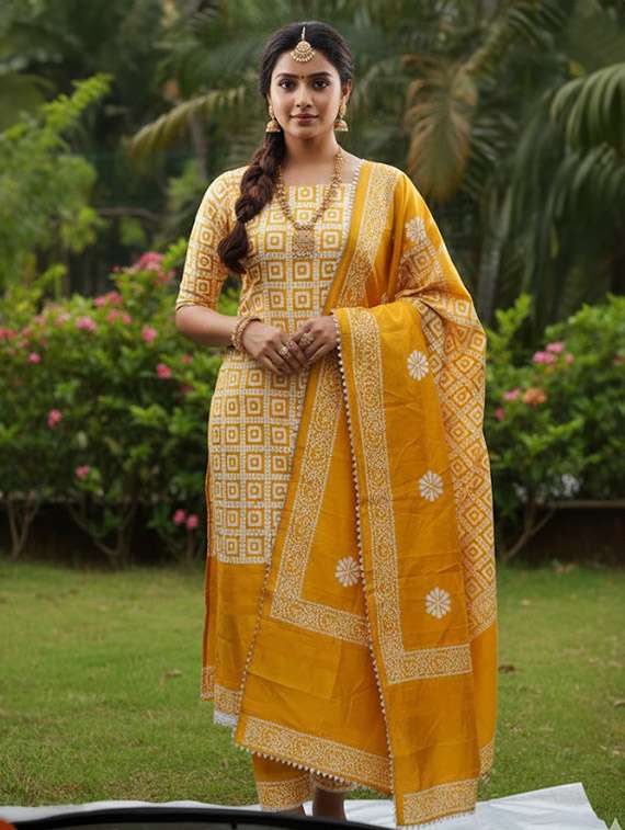 women printed unstitched suit set - 22431863 -  Standard Image - 2