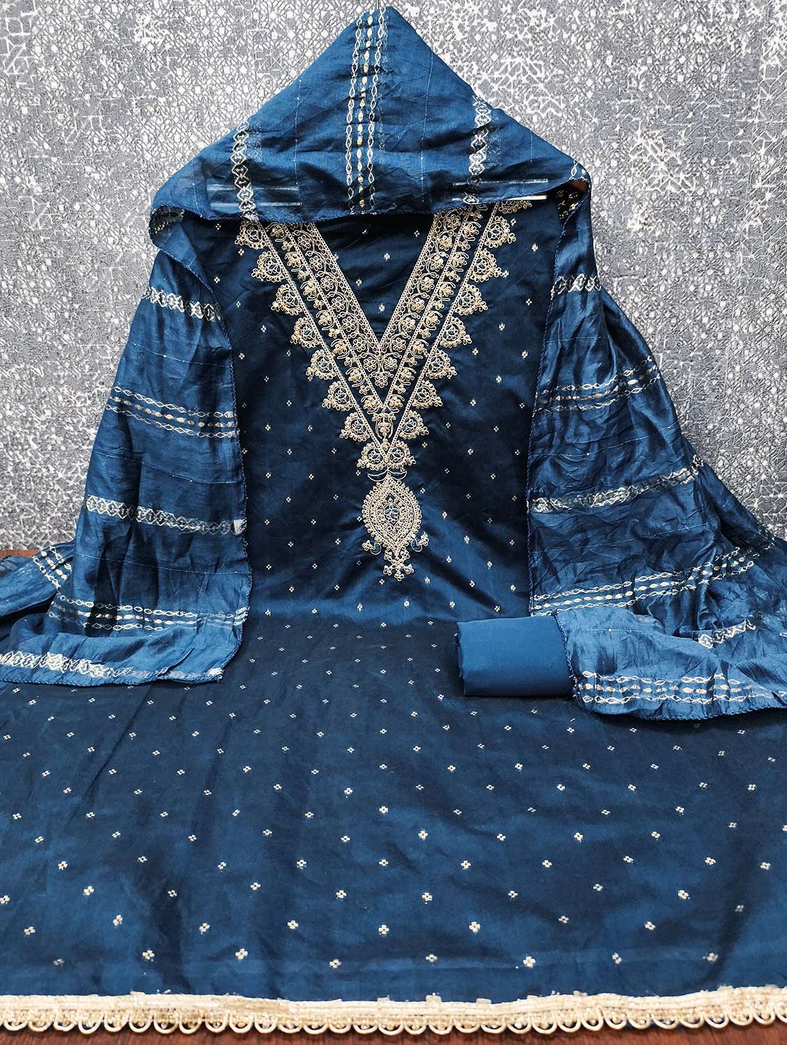 Women Self Design Unstitched Suit Set - 22431924 -  Standard Image - 2