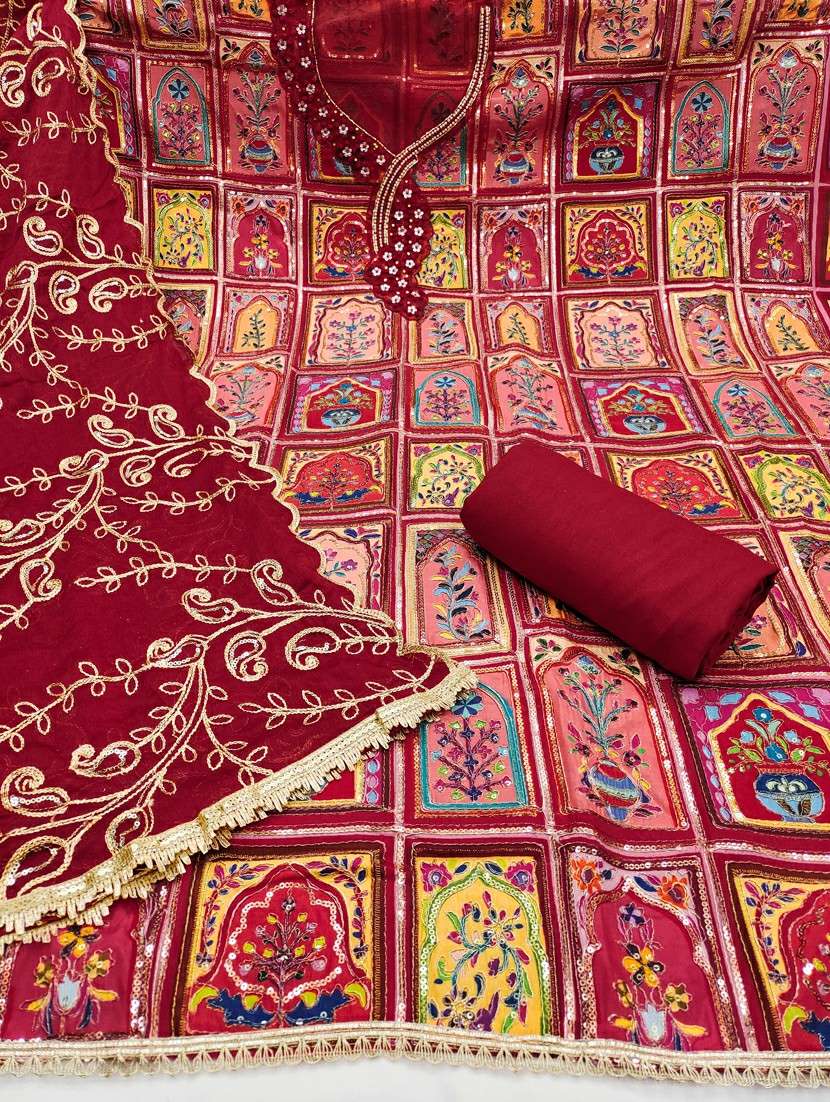 women printed unstitched suit set - 22431972 -  Standard Image - 2