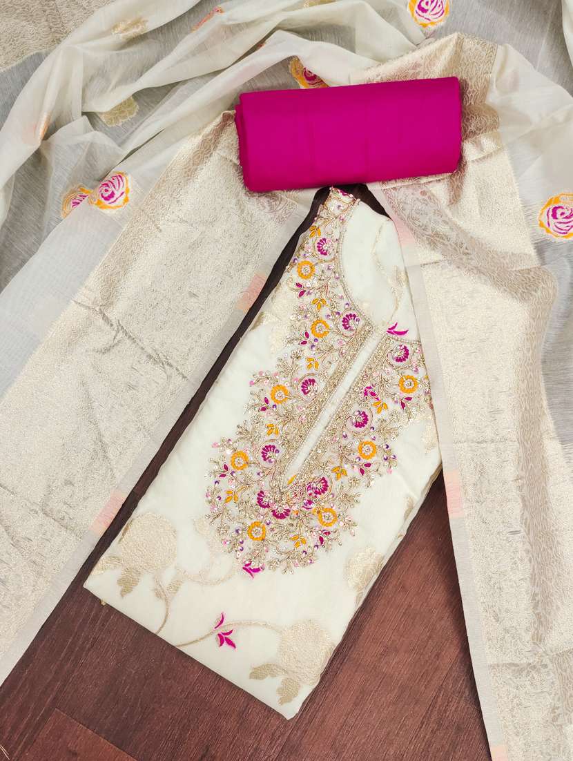 Women Self Design Unstitched Suit Set - 22431987 -  Standard Image - 2