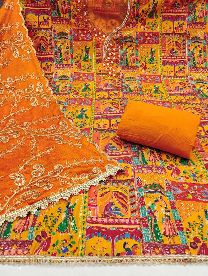 women printed unstitched suit set - 22431991 -  Standard Image - 2