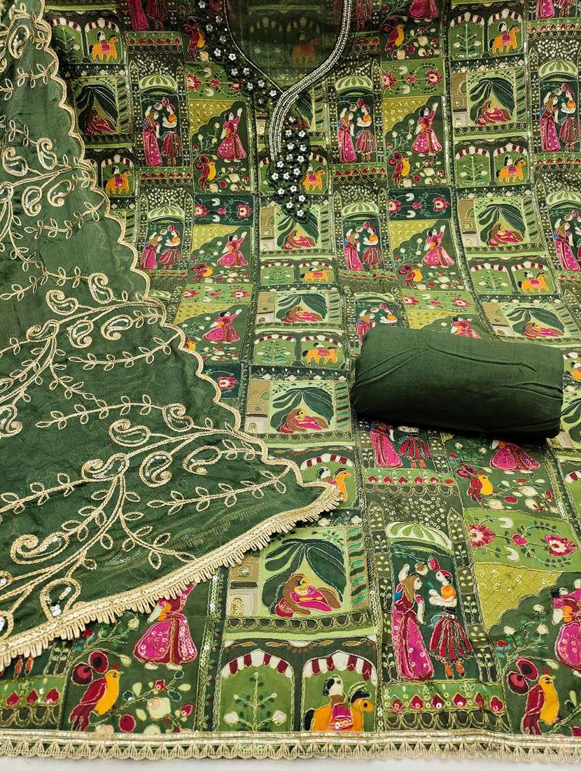 women printed unstitched suit set - 22431993 -  Standard Image - 2