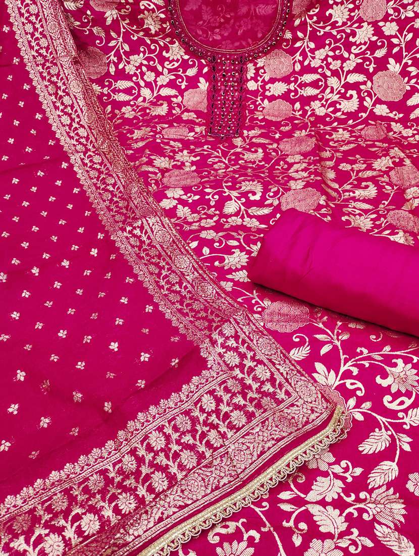 women self design unstitched suit set - 22431997 -  Standard Image - 2