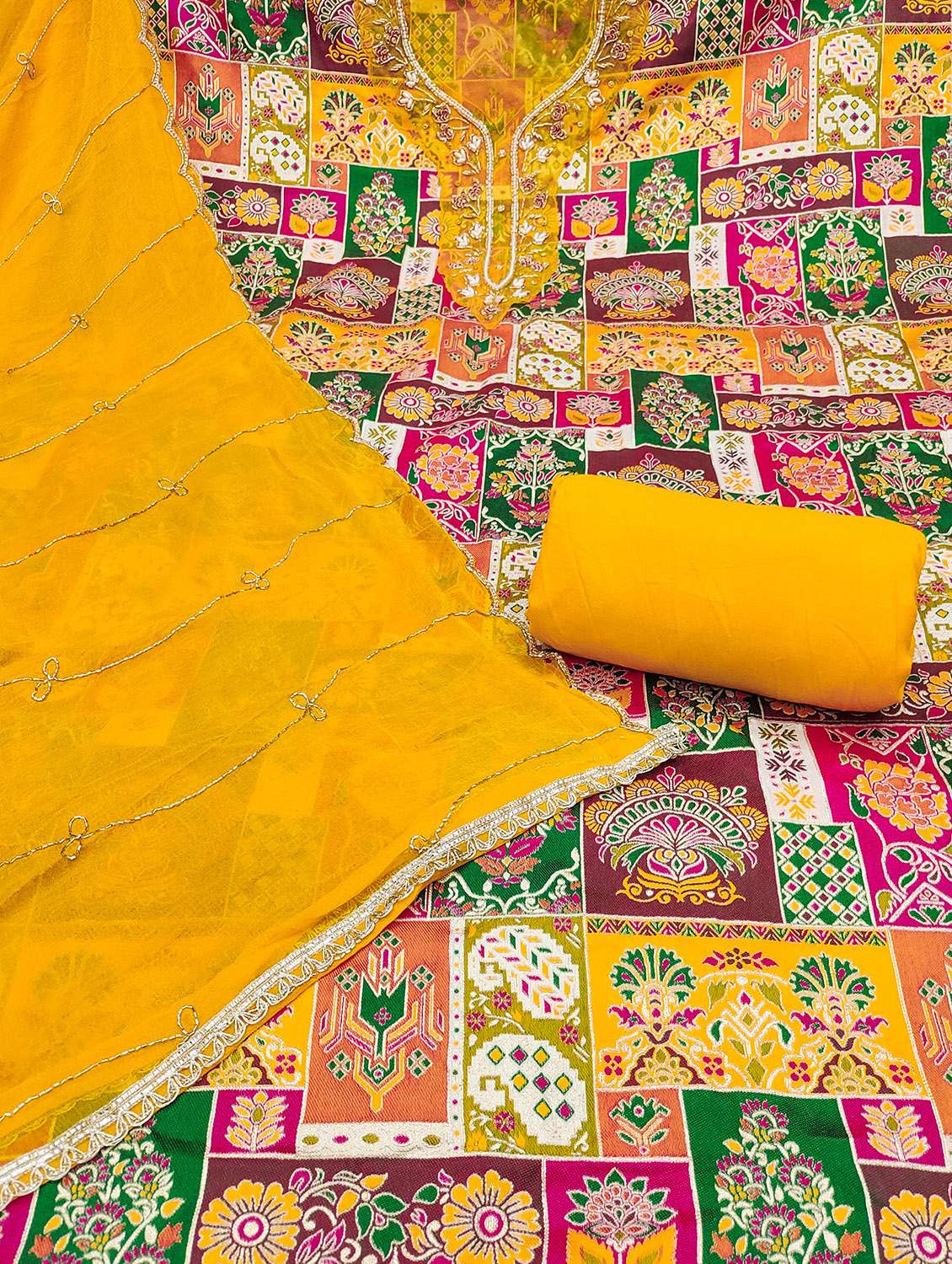 women self design unstitched suit set - 22432009 -  Standard Image - 2