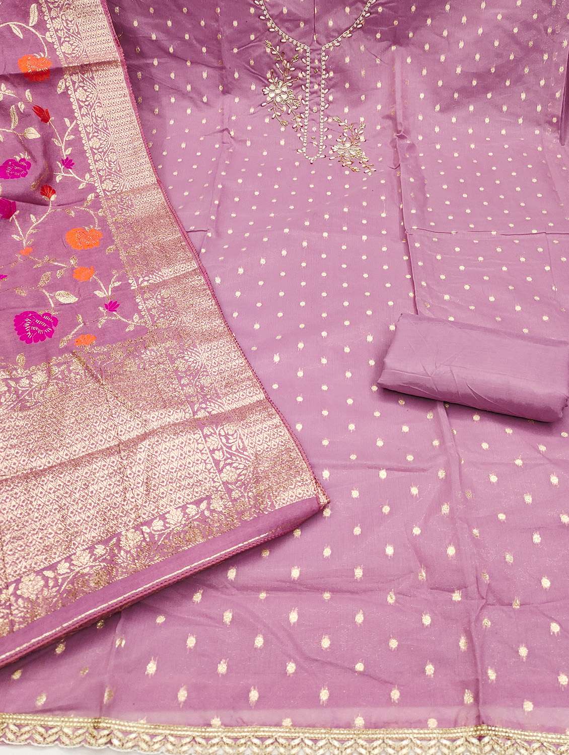 women self design unstitched suit set - 22432015 -  Standard Image - 2