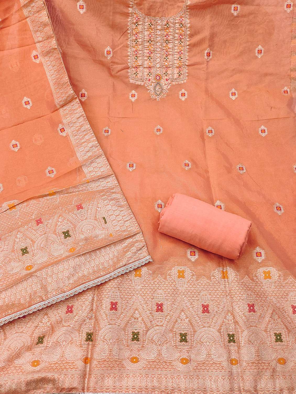 women self design unstitched suit set - 22432052 -  Standard Image - 2