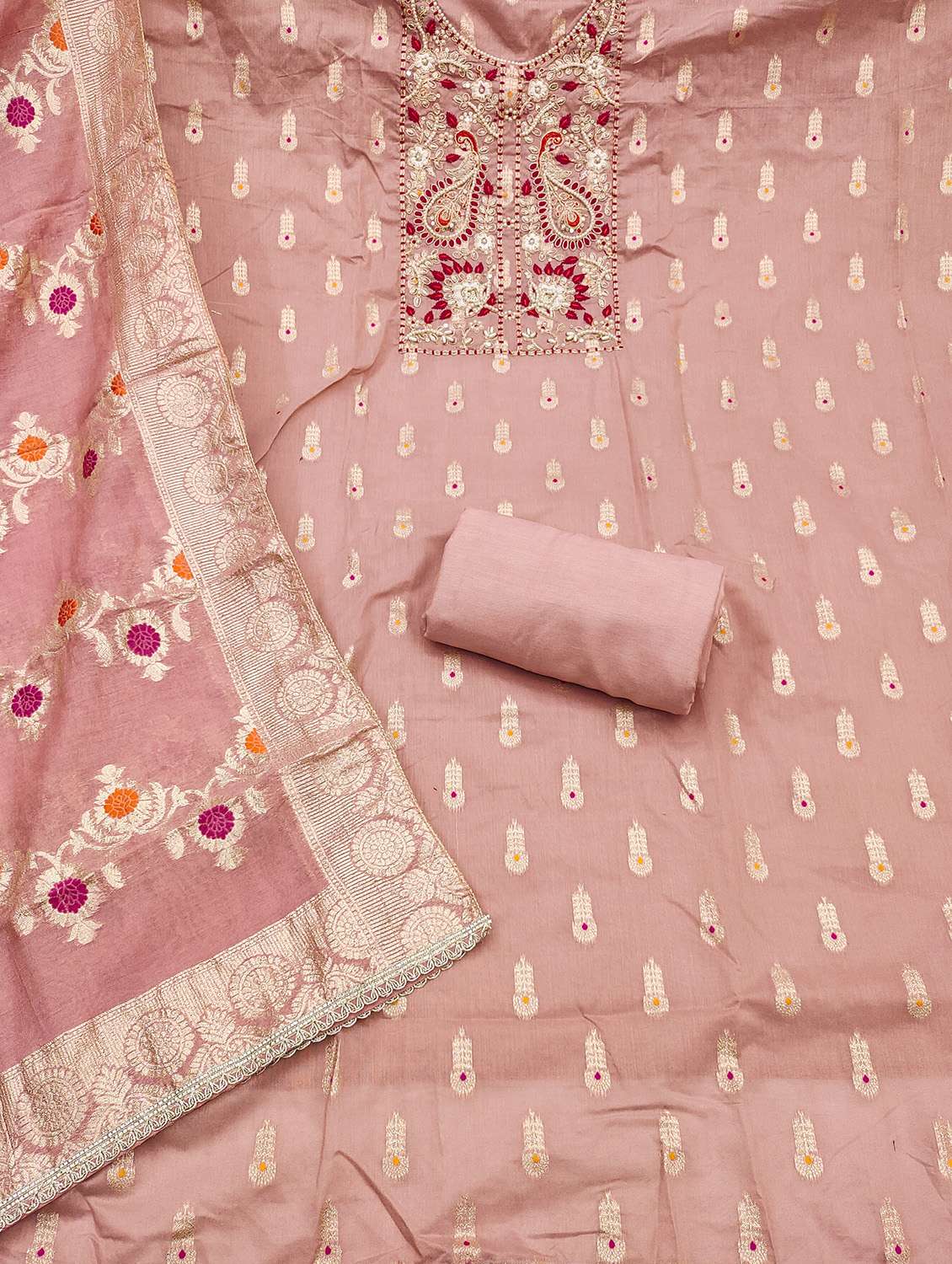 women self design unstitched suit set - 22432080 -  Standard Image - 2