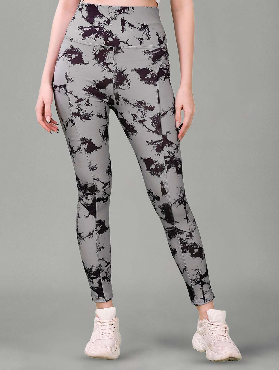 women pack of 2 mid rise yoga pants - 22432152 -  Standard Image - 2