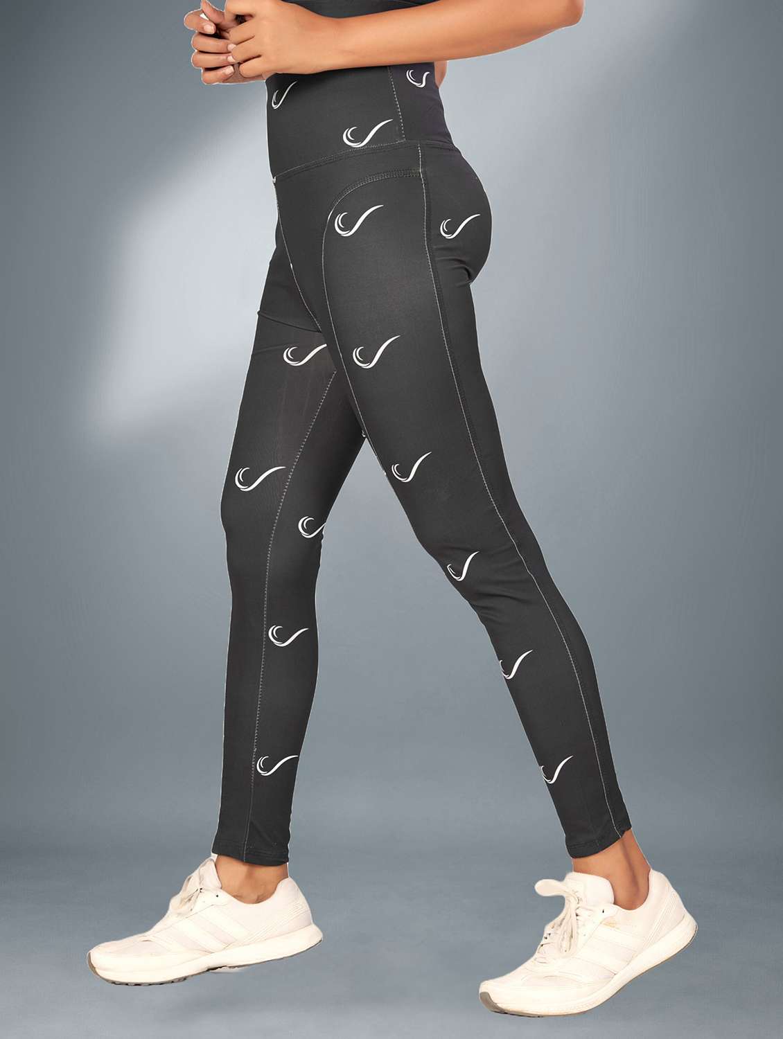 women printed mid rise yoga pants - 22432246 -  Standard Image - 2