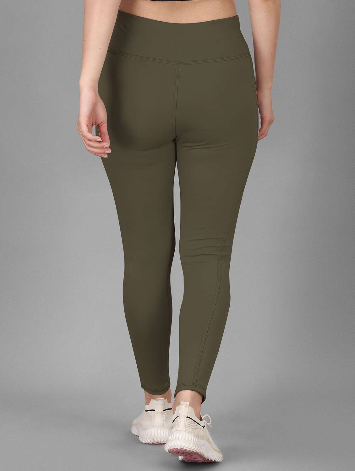 women solid mid rise yoga pants - 22432285 -  Standard Image - 2