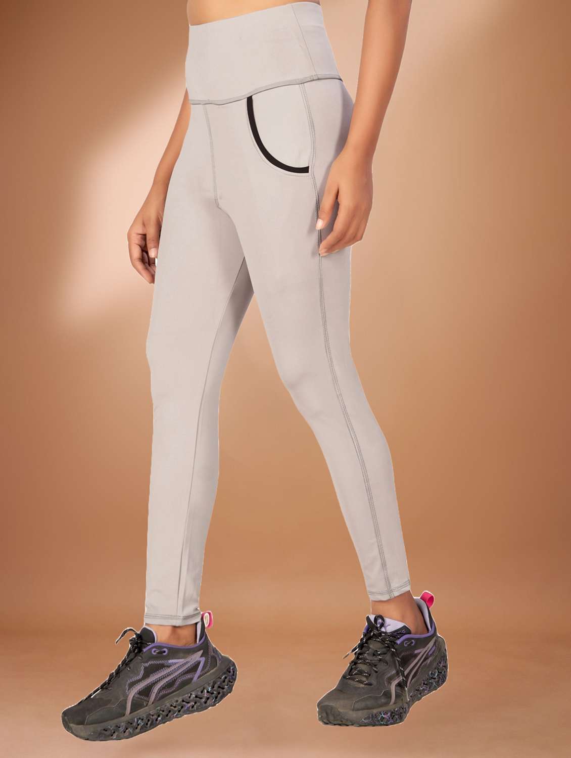 women pack of 2 mid rise yoga pants - 22432293 -  Standard Image - 2