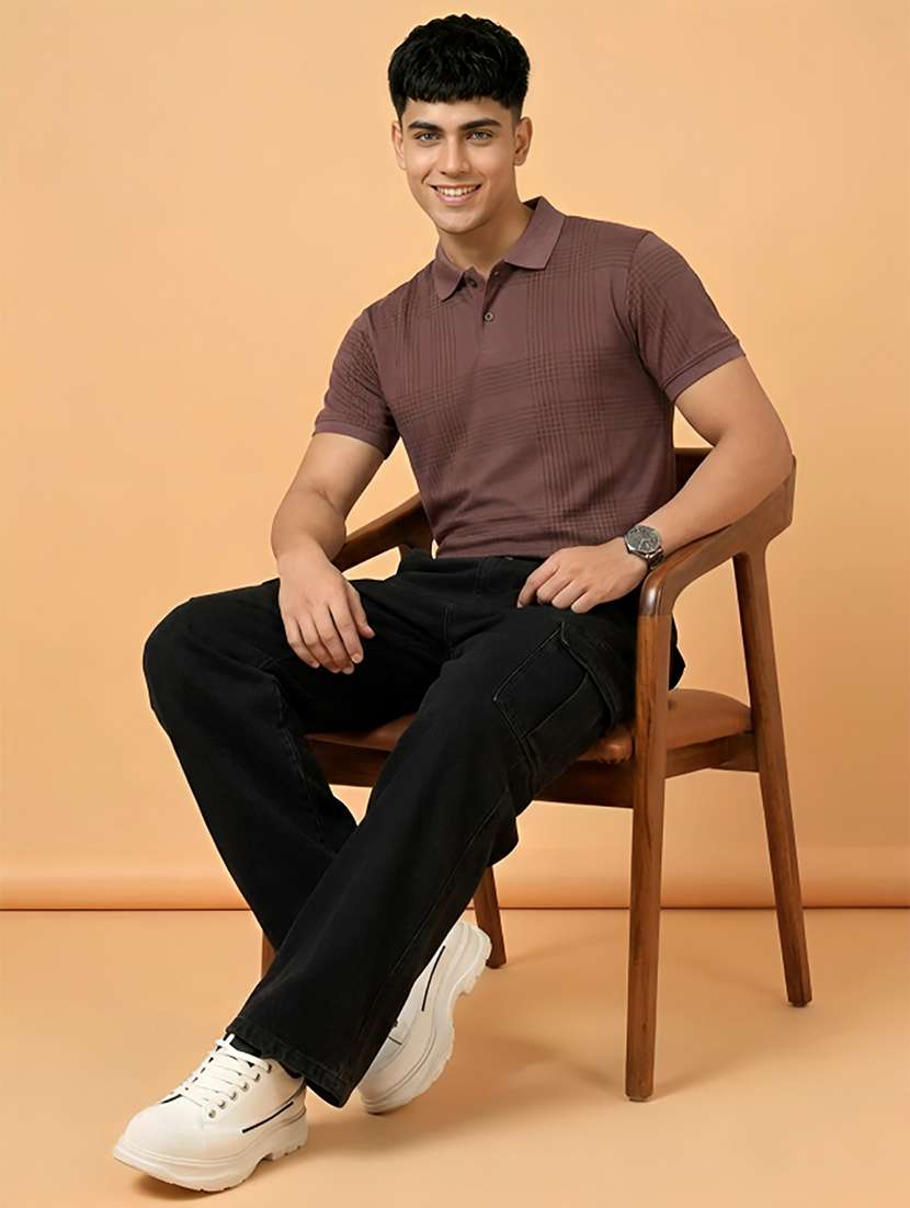 men printed short sleeve regular fit polo t-shirt - 22432764 -  Standard Image - 2