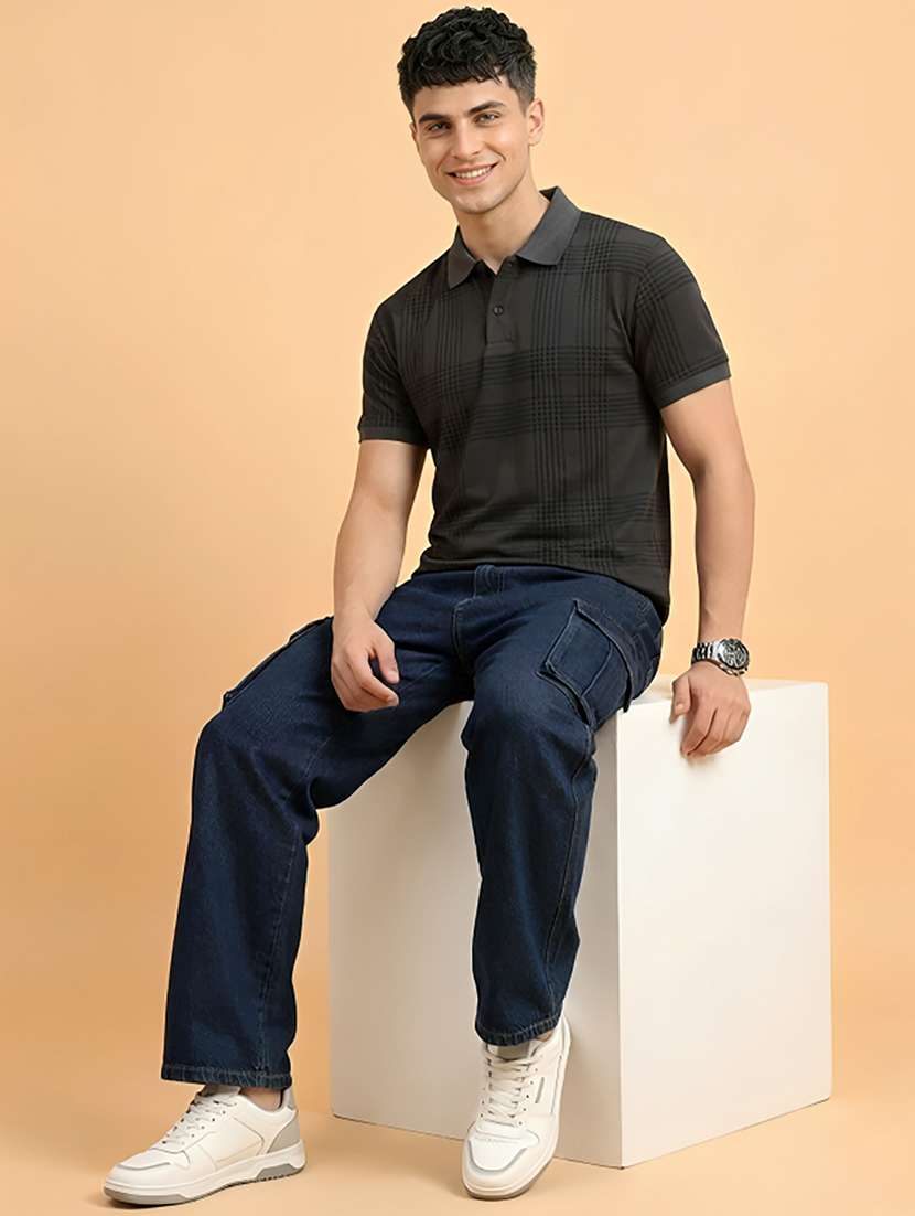 men printed short sleeve regular fit polo t-shirt - 22432765 -  Standard Image - 2