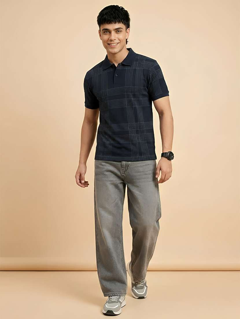 men printed short sleeve regular fit polo t-shirt - 22432766 -  Standard Image - 2