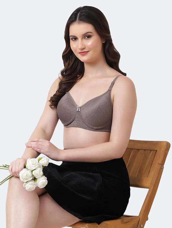women pack of 3 solid non wired bra - 22433081 -  Standard Image - 2