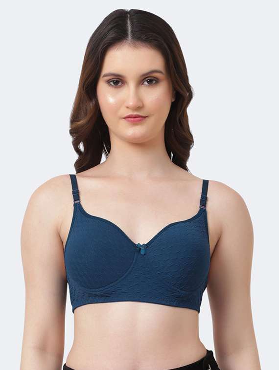 women pack of 3 solid non wired bra - 22433089 -  Standard Image - 2