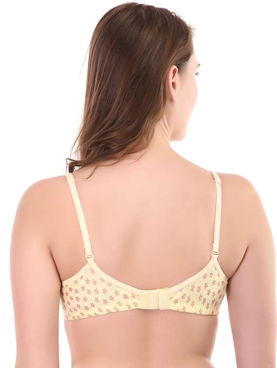 women pack of 3 printed non wired bra - 22433091 -  Standard Image - 2