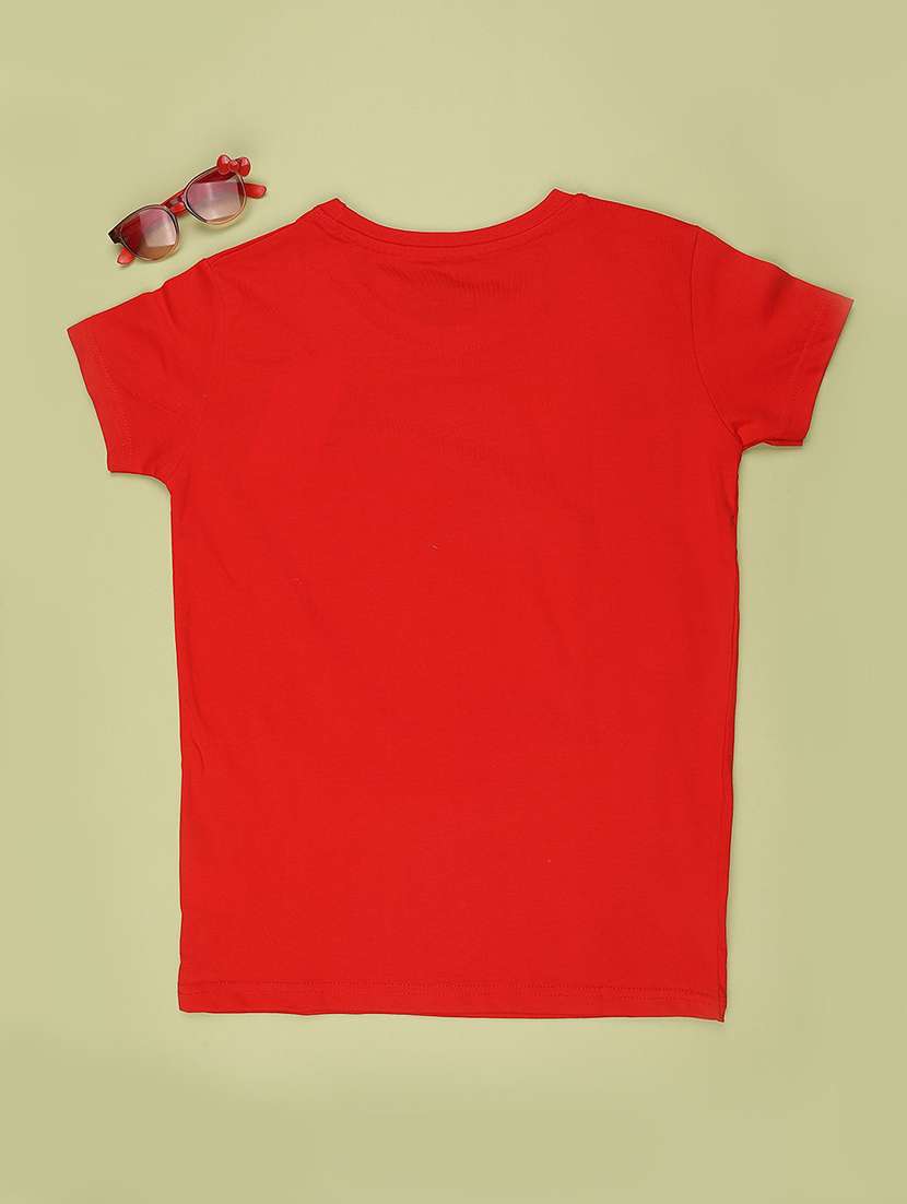 girls printed round neck short sleeves tee - 22433154 -  Standard Image - 2